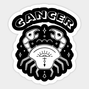 Cancer Zodiac Sign Sticker